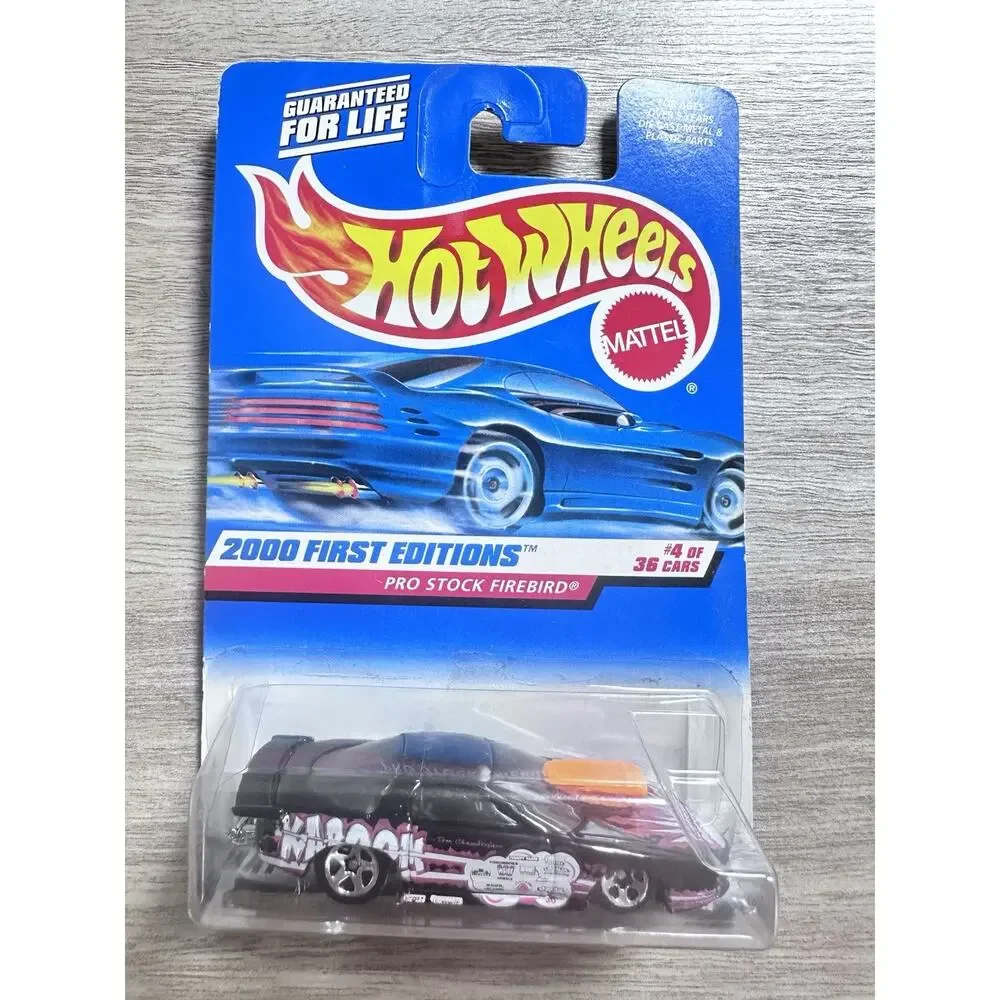 Hot Wheels 2000 First Editions 4/36 #64 Pro Stock Firebird Black w/ 5SPs H57